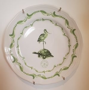 Set of 4 Anthropologie Safari Plates w Hangers
